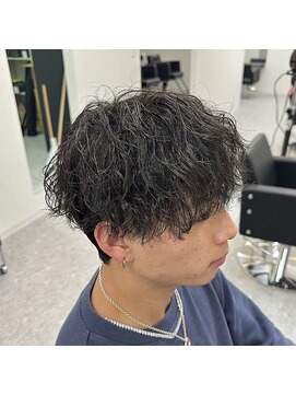 ブライト(BRIGHT) マッシュウルフ　ツイストスパイラルパーマ