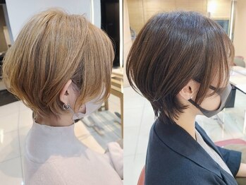 ロハスバイケンジ(LOHAS by KENJE)の写真/<シンプルだけど洗練されたショートを>貴方の骨格や髪質に合わせた持ちがいい styleを◆［小田急相模原」