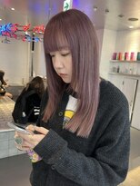 ゲーム 原宿店(GAME)&nbsp;ダブルカラーラベンダーベージュカラーケアブリーチ韓国