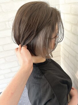 ルノン フィージュ(LUNON fieju) インナーミルクティー/ショートボブ/インナカラー/ダブルカラー