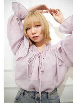 ニューヨークニューヨーク 松井山手店(NYNY) 切りっぱなしボブスタイル