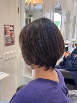 サロンドウィズ 本店 本八幡(Salon de With) 丸みショートスタイル/大人ショート◎30代40代50代