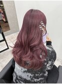 RENYA☆ラベンダーピンク  レイヤーカット イメチェン