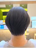 ショート/黒髪/学生カット