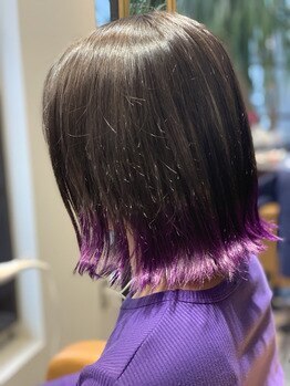 グラム ヘアー(glam hair)の写真/【練馬春日町駅/徒歩5分・豊島園近く☆】髪に優しいカラー剤使用◎あなたの理想を叶えるスタイルを実現！