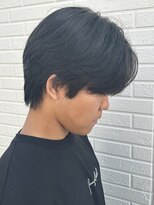 ヒュイル バイ ニアウ(Hwyl by Niau)&nbsp;メンズマッシュセンターパートスパイラルパーマニュアンスパーマ