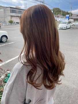 ユイマァル 倉敷店(YUIMARL) 20代30代ロングブリーチなしダブルカラーブラウン韓国レイヤー