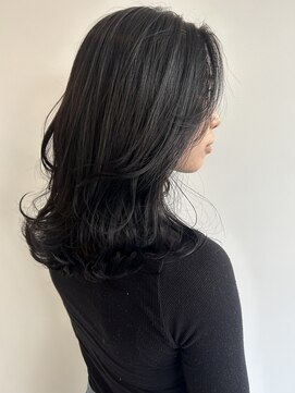 オレンジ梅田店(ORANGE) 暗髪レイヤースタイル/ミツキ