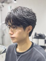 テクト バイアッシュ 吉祥寺店(Tect by Ash)&nbsp;フェザーパーマセンターパート毛流れフェザーショート吉祥寺