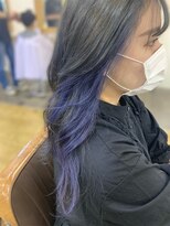 カノープス ヘアアンドメイクアップ(Canopus hair&make up)&nbsp;ブルーバイオレット×インナーカラー