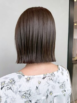 アルバム 新宿(ALBUM SHINJUKU) ボブ顔周りレイヤーくびれミディミディアムおくれ毛_ba566511