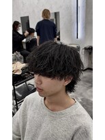 オム ブランシェ(HOMME BLANCHE’)&nbsp;【Ryo】黒髪シャドウパーマ