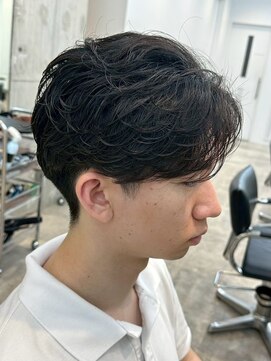 フィフス 渋谷(fifth) 渋谷シャドウパーマフェザーパーマ波巻きパーマメンズミディアム