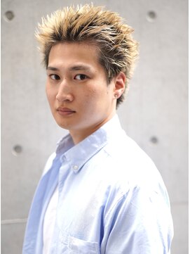 レジュアル(RESSUAL) スーツ短髪ツーブロック束感モテる黒髪シークレットパーマ流行