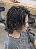 サーフカールパーマアクティブショートテーパーフェード眉毛渋谷