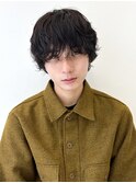 ニュアンスパーマ波巻きツイストスパイラルパーマッシュウルフ