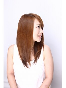 ヘアーアンドメイク アール(hair&make R)の写真/人気の髪質改善カラーも"hair&makeR"ならお得にできる♪【髪質改善カラー＋カット￥6400】