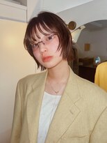 ウィットサークル(wit circle)&nbsp;ボブ　レイヤーカット　ベージュ