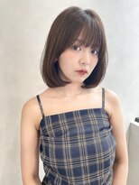 トゥルーズ 梅田店(TLUUS)&nbsp;【TLUUSダークパープルミルクブラウンナチュラルショート】