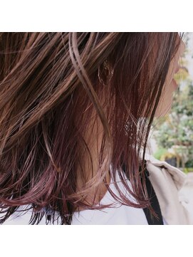 アクセント ヘアーセッション(ACCENT,HAIR SESSION) ピンク・インナーカラー
