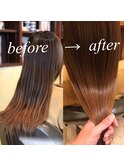 【ohana 表参道】ケラチントリートメント×大人のベイクドカラー