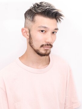 ルックグッドストア(LOOK GOOD STORE) 束感ショートマッシュパーマウルフ波巻きハイライト 80