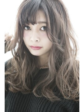 ミエル ヘア 新宿(miel hair) 〈mielhair新宿〉秋冬カラー イルミナ 大人の抜け感セミディ