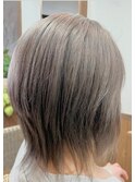 レイヤーボブ寒色カラーアッシュハイトーンレイヤーショート