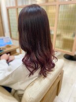 アドラーブル 長岡リップス旭岡店(adorable)&nbsp;透明 裾カラー ラベンダーピンク 10代20代