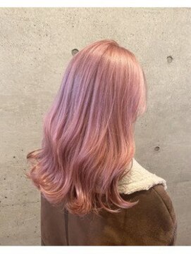 カプア 仙台駅前店(Kapua) ペールピンク/ダブルカラー/ケアブリーチ/１０代２０代人気◎