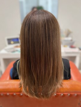 シエル 長岡市(ciel) チェスナット系白髪メンテシャドールーツ【30代40代50代60代】