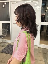 クリアーオブヘアー 池下店(clear OF HAIR)&nbsp;wolf layer + cherry pink