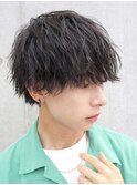 ツイストスパイラル 波巻きパーマ