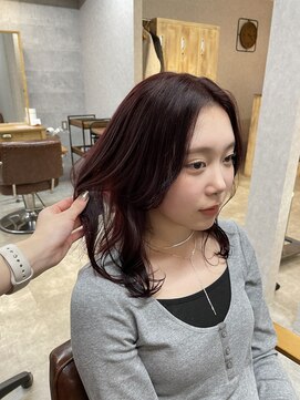 ナチュラル グロー 仙台駅前店(Natural grow) ブリーチなしで出来るカシスカラー