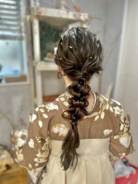 ベルトオブヴィーナス(Belt of venus) 【袴ヘア】編みおろし