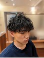 モッズヘア メン 上尾東口店(mod's hair men)&nbsp;ツイストスパイラルパーマと波巻きパーマのミックスです。