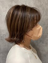 ヘアーサロン ソシエ 二子玉川店&nbsp;白髪ぼかし大人ショート大人ボブ30代40代50代60代二子玉川