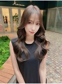 【kumu】ミルクティグレージュ×大人モテロングレイヤー.