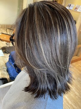 セピアージュ セプト(hair beauty clinic salon Sepiage sept) グレージュ/コントラストハイライト/下赤塚