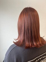 スピンヘアー 桂店(Spin hair) オレンジカラー