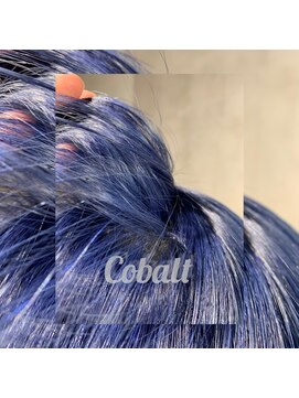 ヘアサロンエムフィス 池袋東口(HAIR SALON M Fe's) ブリーチ一回コバルトカラー