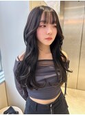 【lilley 稲永麻衣】羽エクステ+ロングヘア+顔まわり+韓国ヘア