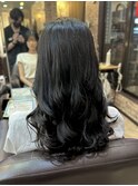 ロングヘアこそコテ巻き風パーマが可愛くなるんです!!【貴也】