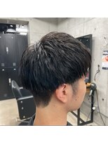 フイ 代々木(Hui)&nbsp;メンズ/アップバング/ツーブロックマッシュ/束間ショート/波巻き