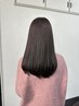 【笑顔の手触りに☆銀座sins髪質改善】プレミアムストレート＋カット