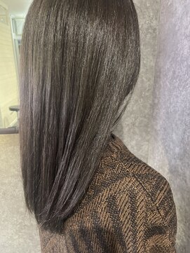 ルノン フィージュ(LUNON fieju) カーキグレージュ/ブリーチなしカラー/髪質補修カラー