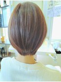 ショートレイヤー/30代～50代/軽やか透明感ヘア