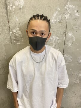 メンズラピス 栄店(Men's Lapis) 地毛コーンロウ