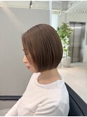 ボブ 透明感 ダブルカラー