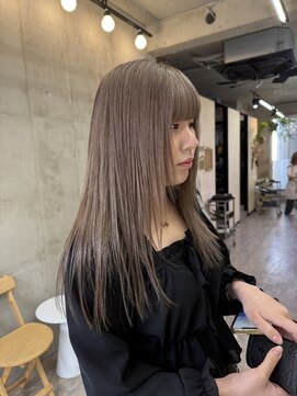 ソルトウォーター(SALT WATER) ベージュカラー　ブリーチあり